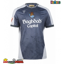 Camisa de Futebol Real Sociedad Takefusa Kubo #14 Equipamento Secundário 2025-26 Manga Curta